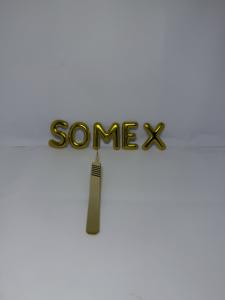 Pinzas para pestañas Pinzas de extensión de pestañas con agarre dorado de alta calidad - Product Image 3