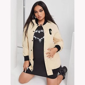 Vestes universitaires pour femmes de haute qualité, taille personnalisée, logo personnalisé, vestes universitaires brodées de haute qualité pour femmes - Product Image 1
