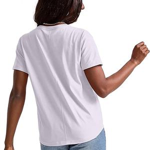 Transpirable Fabricantes Custom 100 algodón completo Impreso Camisetas Camiseta de manga corta Mujeres prendas de vestir y ropa casual - Product Image 3