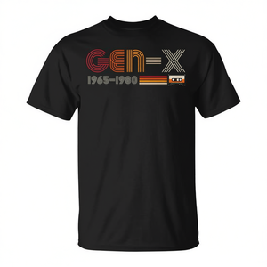T-shirt promozionale retrò Gen-X - Product Image 2