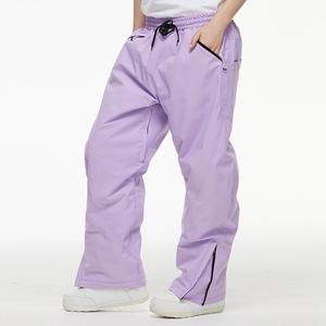 Pantalones de snowboard de esquí holgados Unisex más vendidos, ropa de invierno para exteriores, cierre de cremallera, impermeable, a prueba de viento, de talla grande para hombres y mujeres - Product Image 2