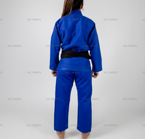 Uniforme de jiu jitsu brasileño para mujer, con logotipos y parches personalizados, compra a granel para hacer marca privada a precio barato - Product Image 4