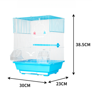 Hete Aanbieding Vogelkooien voor Kweek A105 Vogelkooi IJzerdraad Duurzaam en Hoge Kwaliteit Papegaai Kleine Villa Metaal Kijkvenster - Product Image 1
