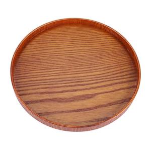 Vendeur Recommandé Noir Brun Acacia Bois Plateau Métal Fer Poignée Personnalisé Dernière Conception Plateau de Service pour Cuisine Maison Décorative - Product Image 1