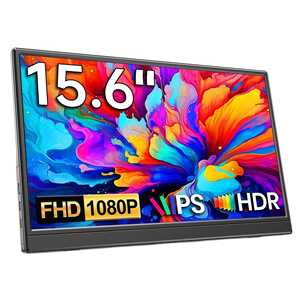 Monitor Portátil de 15.6 Pulgadas, Pantalla IPS FHD de 1080P, Monitor de Viaje Ultrafino con USB-C y Soporte, para Computadora Portátil, Mac, Teléfono, PS, Xbox - Product Image 1