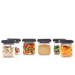 Airtight 500ml Food Grade Plastic Push <b>Storage</b> <b>Container</b> for Kitchen Wholesale Bulk OEM Manufacturer Exporter Supplier - Product Image 2