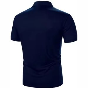 Polo personalizado de verano para hombre, camisa de sublimación, patrón sólido, manga corta, de Golf Polo, fábrica, venta al por mayor, camiseta personalizada - Product Image 6