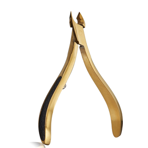 INNOVAMED INSTRUMENTS Premium Logo personnalisé imprimé couleur dorée en acier inoxydable Staleks de soin des ongles pinces à cuticules pour les doigts - Product Image 1