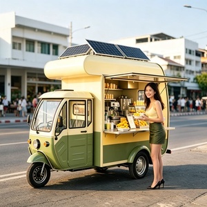 Carrito de Khinkali de 4 Ruedas Reforzado con Vaporera y Crema Agria para Venta de Comida en Eventos Georgianos - Product Image 1
