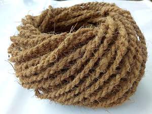 Cuerda de fibra de coco de alta calidad, precio de fábrica, cuerda de fibra de coco, material natural en Vietnam, cuerda para artesanía, paisaje decorativo - Product Image 2