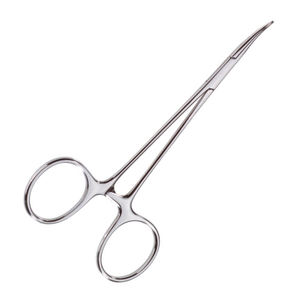 German Stainless Steel Sponge and Dressing Forceps Ulrich Forceps Curved Sponge Slims Forceps 11" - Product Image 2