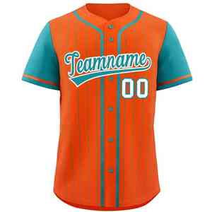 Maillots de baseball et de softball pour hommes de haute qualité, personnalisés, imprimés numériquement, en maille de polyester respirante, à séchage rapide, col en V, athlétique - Product Image 1