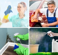 Disparador remoto 38-400 con funda de plástico duradera para el hogar y el jardín Limpieza al aire libre Capacidad de 1l para botellas de cualquier galón