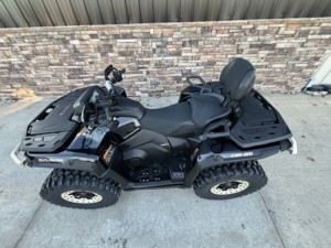 รถเอทีวี Can-Am Outlander 1000R สีดำ ขับเคลื่อน 4 ล้อ เกียร์อัตโนมัติ ระบบส่งกำลังเพลา  เครื่องยนต์เบนซิน 4 จังหวะ ถังน้ำมัน 20-30 ลิตร ยางสำหรับทุกฤดู ไม่มีบรรจุภัณฑ์ - Product Image 2