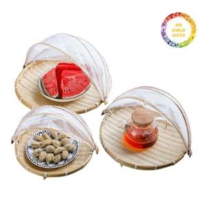 Cesta de bambú plana para vencería de alto volumen, varios tamaños, fabricante de Vietnam - Product Image 4