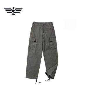 Pantalon cargo noir léger pour homme EMPIRE TREND WEARS, taille mi-haute, style sportif avec plusieurs poches et ourlet ajustable - Product Image 3