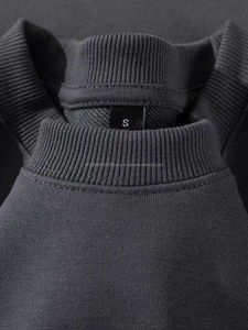 Sudadera con capucha de color sólido de 350 g/m² para hombre, gris oscuro, otoño, talla grande, cuello redondo, unisex - Product Image 3