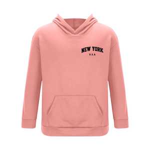 Vente en gros de sweat à capuche et pantalon de survêtement roses de haute qualité pour hommes, survêtement en tissu chaud confortable et décontracté pour l'hiver - Product Image 2