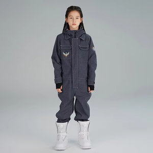 Nuevo Traje de Esquí de Una Pieza para Mujer, Acolchado, Grueso, Cálido, Cortavientos, Impermeable, con Cierre de Cremallera, para Clima Extremo - Product Image 4
