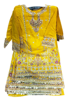 Robe en coton fantaisie prête à l'emploi de haute qualité pour les filles respirant pakistanais silhouette droite vêtements pour enfants