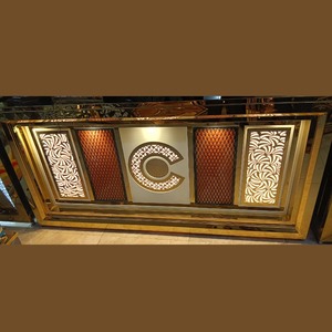 เคาน์เตอร์จัดแสดงโลหะที่ทันสมัยสำหรับโรงแรมและสวนสาธารณะสำหรับงานแต่งงานและการแต่งงาน - Product Image 5