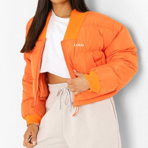 Chaquetas Acolchadas Cortas al por Mayor para Mujer, la Mejor Calidad, 100% Poliéster, Chaqueta de Burbujas Personalizable, Servicio OEM - Product Image 3