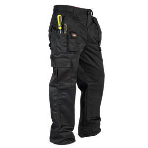 Pantalon de travail industriel confortable, léger, certifié CE, haute visibilité, réfléchissant, en polyester, pour la construction et l'entrepôt - Product Image 1