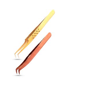 Pince à épiler pour extension de cils ensemble pince à épiler volume couleur plasma conçue avec précision pince à cils professionnelle - Product Image 1