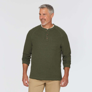 เสื้อยืดแขนยาวของผู้ชายมาใหม่ผ้าถักแบบกำหนดโลโก้เองสีทึบสีล้วนล้วน - Product Image 5