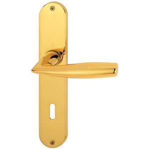 <b>Door</b> & Window Handle Set Vitoria M1515/302 8mm Offset 72mm Long <b>Plate</b> Lever Handle DIN EN 1906 OB VK - Product Image 2