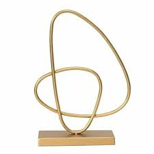 ประติมากรรมโลหะออกแบบเองใหม่ตกแต่งบ้านและโต๊ะที่ไม่เหมือนใครสำหรับการตกแต่งภายในที่ทันสมัย - Product Image 6