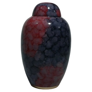 Urnes de crémation en aluminium pour adultes classiques Urnes funéraires en métal de style moderne avec autocollant fini pour les cendres humaines - Product Image 3