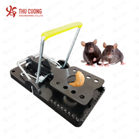 Piège à pression rechargeable solide et durable pour le contrôle des rongeurs intérieur/extérieur Piège à piège en acier galvanisé en plastique à réglage rapide Lutte antiparasitaire