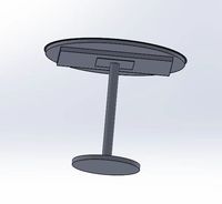Restaurant 32 43 pouces intégré dans Android Windows tout en un table ronde intelligente avec écran tactile et chargement sans fil