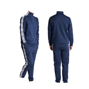 Conjunto Deportivo para Hombre, Negro y Blanco, Grueso, de Manga Larga, con Cuello Alto, Estilo Deportivo, Marca Privada OEM - Product Image 5