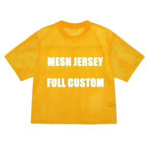 Maillot d'entraînement de football en maille Spandex/Polyester pour homme - Respirant, séchage rapide, protection UV UPF 50+, nom d'équipe personnalisé, grande taille, manches courtes - Product Image 2