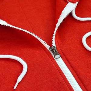 <b>Women's</b> Custom Oversized Full Zip Pullover Top Casual Lightweight Long Sleeve Sweatshirt with Loose Pockets for Winter - Product Image 2