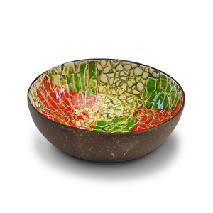 Sang trọng ưa thích sáng tạo gỗ và mẹ của Ngọc Trai bát nhà trang trí khảm sơn mài Coco Vỏ bát đặt - Product Image 3