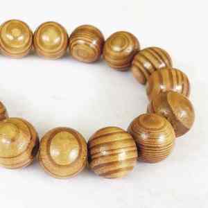 Natural Wood Round Shaped <b>Beads</b> Wooden <b>Necklace</b> <b>Chunky</b> Fashion <b>Necklace</b> Wooden Fashion Jewelry Accessories Women - Product Image 5