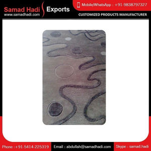 2024 nouveauté laine tapis tufté direct fabricant indien tapis de sol fabriqué à la main brodé tapis tufté à la main pour la grande vente - Product Image 3