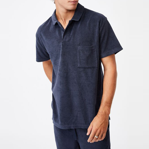 Style classique confortable vêtements actifs hommes évacuation de l'humidité Golf polos homme vêtements 100% coton Polo T-shirt - Product Image 4