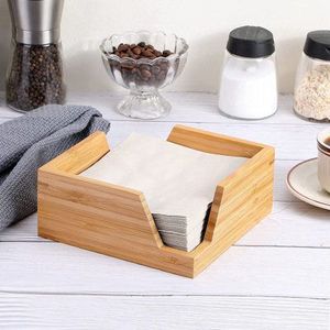 Servilletero de Madera Artesanal Personalizable de Alta Calidad para Mesas de Comedor, Cocinas, Cafeterías, Restaurantes, Decoración del Hogar Moderna - Product Image 1