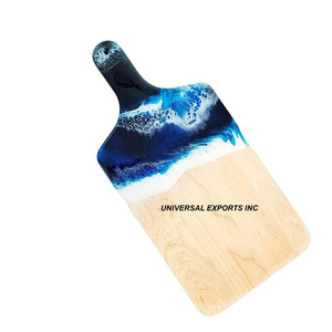 Planche à découper en bois de luxe Qualité supérieure Bloc à découper fait à la main Classique Élégant Nouveau Plateau à fromage en bois - Product Image 2