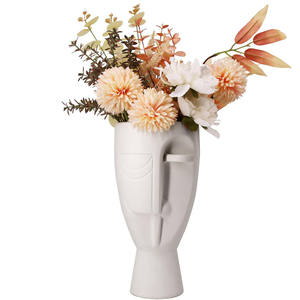 Florero de Metal brillante de tendencia con cara para flores, hogar, oficina, sala de estar, entrada, regalo para boda por Ambience Lifestyle - Product Image 3