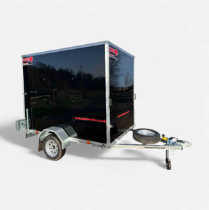 Remolque de Caja Cúbica de Alta Calidad de 6 pies x 4 pies con 64 Cajas, Altura Interna de 6 pies y Rampa de Carga Trasera - Product Image 1