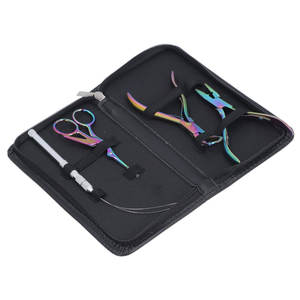 Kit de herramientas profesionales para extensiones de cabello, precios al por mayor hechos en fábrica, logotipo personalizado, alicates profesionales para extensiones de cabello, Kit de herramientas - Product Image 2