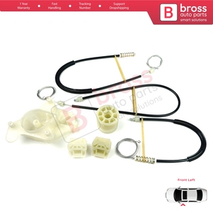Kit de réparation de lève-vitre BWR237, porte avant gauche pour Transporter T5 Caravelle Multivan 2003-2015 7H0837753 - Product Image 4