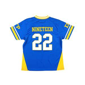 Sigma Gamma Rho SGRho Greek Sorority Maillot de football bleu royal 100% maille polyester avec logos brodés épaules avant et arrière - Product Image 2