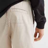 Shorts Chino Homme Taille Mi-Haute Respirants 100% Coton Motif Uni Haute Qualité Entraînement et Tenue Décontractée Meilleures Ventes Promotionnelles