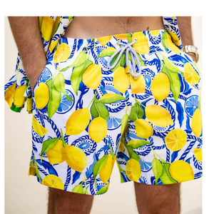Nouveau short imprimé requin personnalisé en gros 100% coton sport logo personnalisé impression surdimensionnée grande taille été nouveaux hommes Shorts décontracté - Product Image 4